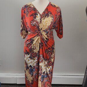 Twist Front Maxi Dress